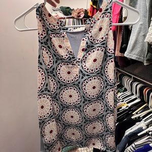 Floral loft tank top